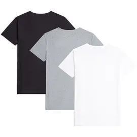 G-Star T-Shirt, 3er Pack - COVE, Rundhals, einfarbig Schwarz/Grau/Weiß XL