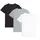 G-Star T-Shirt, 3er Pack - COVE, Rundhals, einfarbig Schwarz/Grau/Weiß XL