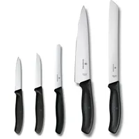 Victorinox Swiss Classic Messerset 5-tlg. Schwarz/Silber