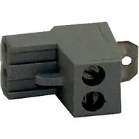 WOLF-Garten Wolf Gegenstecker grau 2-polig mit Brücke, für KM-Modul