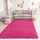Vimoda Prime Hochflorteppich 150 x 150 cm Pink/Rosa