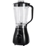 Progress Plastic 1,5L Krugmixer - 2 Geschwindigkeiten & Pulsfunktion, 4-Flügel-Edelstahlklinge, großer abnehmbarer Krug, Smoothie-Maker, Drehregler, 500W