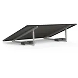 smartEC Solarmodul-Halterung SOLAR ALLin Universal Montage-Set für Solarmodule - Befestigungssystem, (Neigungswinkel 20–35° Flexible Ausrichtung Einfache Montage) silberfarben