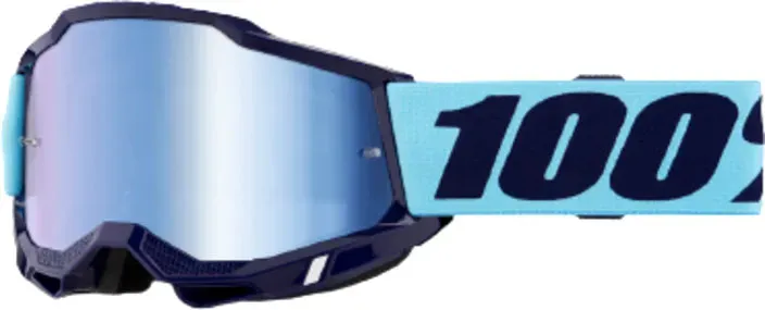 100 Percent Accuri 2 Vaulter, lunettes miroirs - Bleu Foncé/Bleu Clair Bleu Réfléchissant