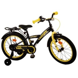 T&Y Trade 18 ZOLL Kinder Jungen Fahrrad Kinderfahrrad Bike Rad TB Gelb 21796 - Schwarz