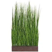 Creativ green Kunstgras CREATIV GREEN "Gras Raumteiler", grün, B:61cm H:125cm T:10cm, Kunststoff, Kunstpflanzen