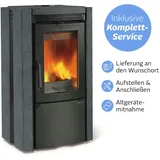 A+ (A++ bis G) FIREFIX Kaminofen "La Nordica »Ester«" Kaminöfen Wunschort Lieferung schwarz