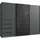 WIMEX Schwebetürenschrank Bali 270 x 208 x 64 cm Grafit/Schwarz