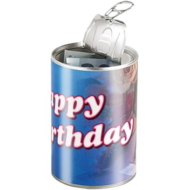 InFactory Geschenkdose Happy Birthday: Originelle Präsent-Verpackung