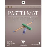 Clairefontaine Pastelmat Nr 8 12 Bl. 360 g Braun