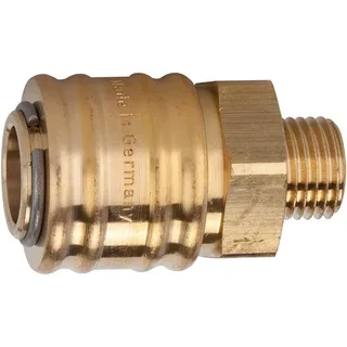 Riegler Schnellverschlusskuppl. NW 7,2 »connect line«, MS blank, G 1/4 AG