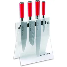 Friedr. Dick Red Spirit Messerblock 4-tlg. Rot
