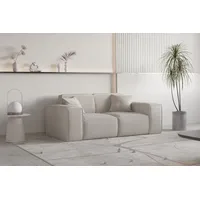 Fun Möbel Sofa Designersofa CELES PREMIUM 2-Sitzer in Stoff,
