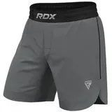 Rdx sports Trainingsshorts RDX MMA Shorts Sporthose Herren kurz, Trainingshose Herren, Kickboxen grau L