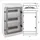 Elektro-Plast Modulare Schaltanlage 3x12 Aufputz IP65 VDE 8451, Weiß