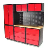 Apex Werkstatt-Set Werkstatt Schranksystem 9-teilig Werkstattschrank 57063, (1-tlg)