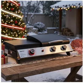Royal Gourmet Tragbarer Gasgrill 3 in 1