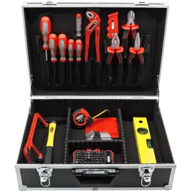 FAMEX Alu Werkzeugkoffer 164-tlg. schwarz