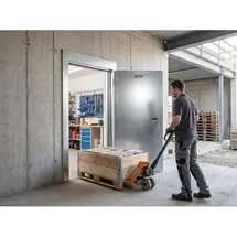 VOLBERG Baustellentür Basic 190 Plus OV mit Palettendurchgang