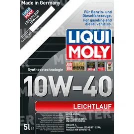 LIQUI MOLY Leichtlauf 10W-40 1310 5,0 l