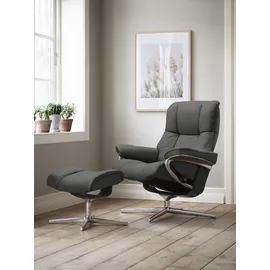 Stressless Stressless® Relaxsessel »Mayfair«, mit Cross Base, Größe S, M & L, Holzakzent Schwarz grau