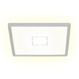 Briloner Slim LED Panel Free 1 quadratisch silber