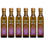 6x Fratelli Mantova Olio Semi di Lino Leinsamenöl,Leinöl,Reich an Omega 3,250ml