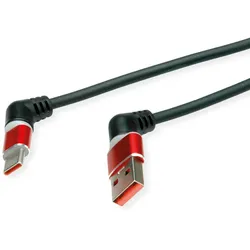 ROLINE USB2.0 Kabel 360°-drehb. A-C ST/ST 2m - - Digital/Daten - Kabel - Digital
