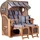 Mr. Deko Strandkorb Düne Bullauge Teak PE Grey Dessin 580