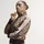 adidas SATIN FIREBIRD ORIGINALS JACKE, SCHLANGENPRINT - linen, magic beige, - S,