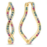 Sif Jakobs Jewellery Creolen SJ-E3879-XCZ-YG mehrfarbig 375 0