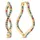 Sif Jakobs Jewellery Creolen SJ-E3879-XCZ-YG mehrfarbig 375 0