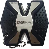 ACCUSHARP Messerschärfer Sharp and Easy Diamant Pro Rutschfester, Silber, ACCU-017C