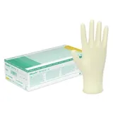 B. Braun | Manufix Sensitive | Latex-Untersuchungshandschuh | Größe M | weiß