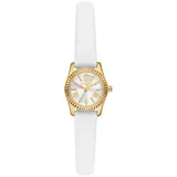 Michael Kors Damen Analog Quarz Uhr mit Leder Armband MK4900