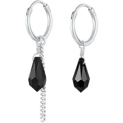 Elli Creolen Kristall Tropfen 925 Silber   Damen 