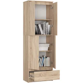 Akord Mehrzweckschrank 60 x 180 x 35 cm Braun
