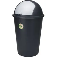 INDA-EXCLUSIV Schwingdeckeleimer 50 l Grau