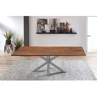 Sam möbel gmbh SAM® Esstisch Baumkante massiv Akazie nussbaum