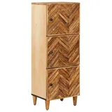 Stauraumschränke Braun 40 x 33,5 x 110 cm Massivholz Mango - Braun