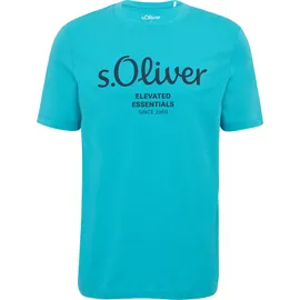 s.Oliver Baumwoll-T-Shirt türkis S
