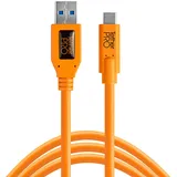 Tether Tools USB 3.0 auf USB-C 4,6 m Orange