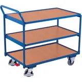 VARIOfit SW-500.600 Tischwagen Stahl pulverbeschichtet Traglast (max.): 250kg Enzianblau (RAL 5010)