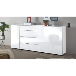 Die Möbelfundgrube Sideboard Santorin 226 cm Weiß