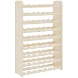 vidaXL Weinregal 72,5x25x111,5 cm Massivholz Kiefer