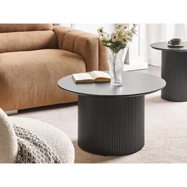 Beliani Leona Schwarz Holzwerkstoff 70 x 43 x 70 cm