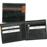 Drachenleder Herren Geldbörse grau