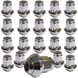20 Radmuttern für Original Ford Alufelgen mit Schrägflansch Leichtmetallfelgen M12 x 1,5