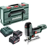 Metabo ST 18 LT 130 BL Akku Stichsäge 18 V 130 mm Brushless + 2x Akku 4,0 Ah + Ladegerät + Metabox
