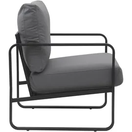 CLP Lounger Manea grau/Kunstleder